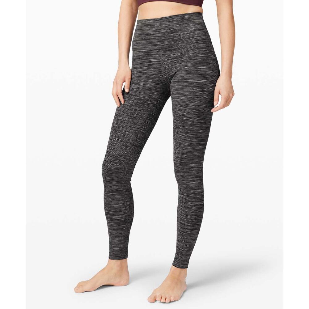 Lululemon Align Pant 28" Wee Are From Space Dark Carbon Ice Gray 2